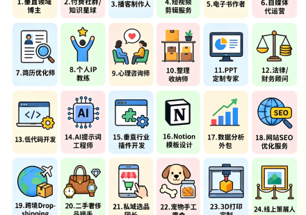 不上班也能活？一人公司能做的30个业务盘点，总有一个适合你